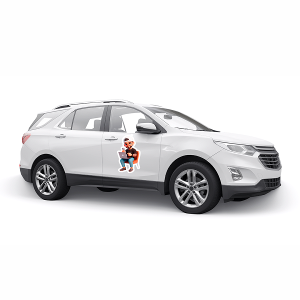 Ima Personalizado 40x30 cm Propaganda Para Carro (2 Uni) - Corte Personalizado